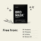 BRO MASK: Korean Face Mask for Men | 2 Pc. Hydrating Anti Aging Sheet Masks Contains Vitamin C, Vitamin E, Hyaluronic Acid, Collagen for Face Care & Acne Treatment by Jaxon Lane (4 Pack) - Krosscanada
