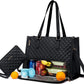 Convenient Commute New Lunch Bag Women's Insulated Lunch Box Women's Leak - proof Large Purse Diagonal Computer Storage - Krosscanada