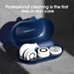 Facial Cleansing Brush Electric Facial Exfoliating Massage Brush with 3 Cleanser Heads and 2 Speeds Adjustable for Deep Cleaning, Removing Blackhead, Face Massaging - Krosscanada