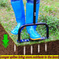 Lawn Aerator Tool Manual Metal Spike Grass Aeration With Dethatching Rake 15 Iron Spikes For Yard And Garden Compacted Soil Aerator Tool Black - Krosscanada