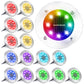 LYHOPE Solar Ground Lights Outdoor, 16 Pack 8 LED Solar Disk Lights Waterproof Garden In - ground Pathway Lights Landscape Lighting for Lawn,Yard,Deck,Patio,Walkway (White) - Krosscanada