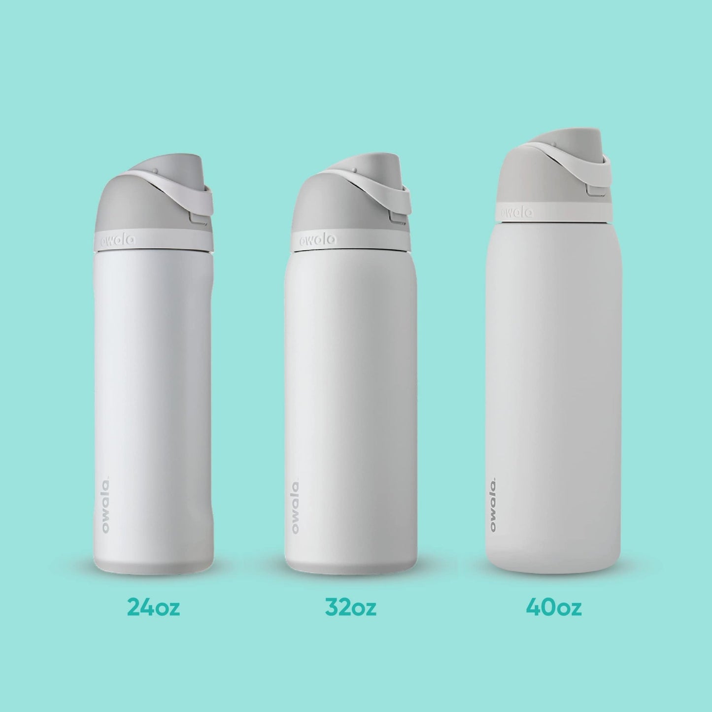 Owala FreeSip Insulated Stainless Steel Water Bottle with Straw for Sports and Travel, BPA - Free, 24 - oz, Shy Marshmallow - Krosscanada