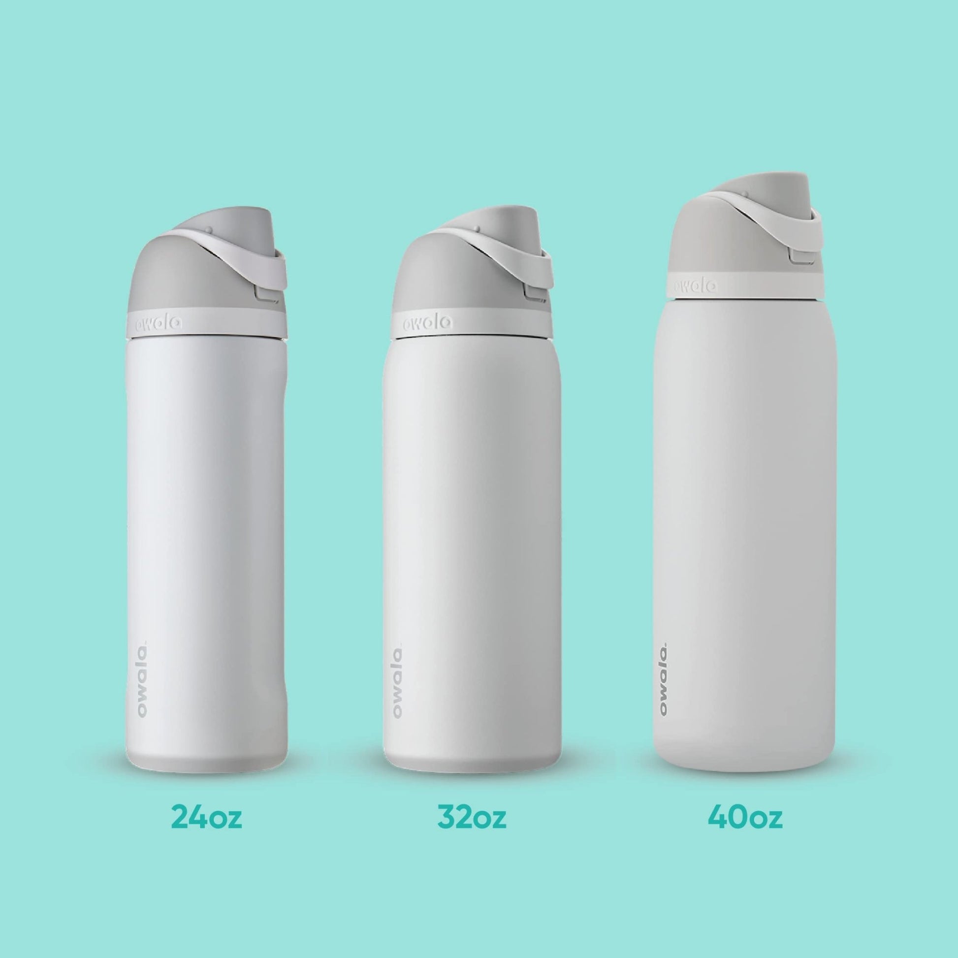 Owala FreeSip Insulated Stainless Steel Water Bottle with Straw for Sports and Travel, BPA - Free, 24 - oz, Shy Marshmallow - Krosscanada