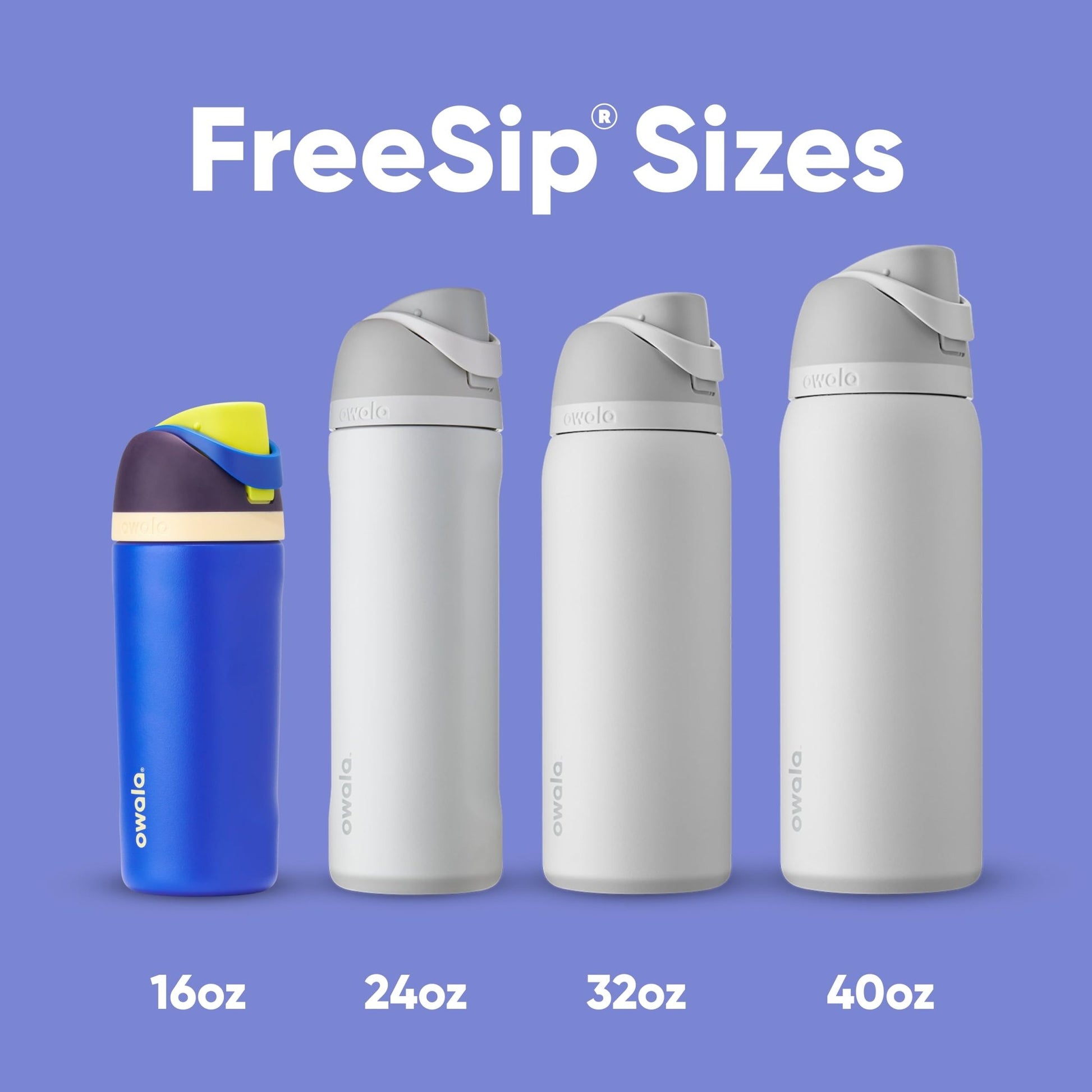 Owala FreeSip Insulated Stainless Steel Water Bottle with Straw for Sports and Travel, BPA - Free, 24 - oz, Shy Marshmallow - Krosscanada