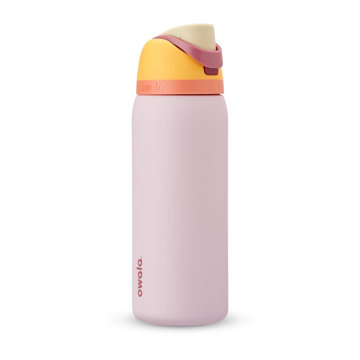 Owala FreeSip Insulated Stainless Steel Water Bottle with Straw for Sports and Travel, BPA - Free, 24 - oz, Shy Marshmallow - Krosscanada