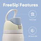 Owala FreeSip Insulated Stainless Steel Water Bottle with Straw for Sports and Travel, BPA - Free, 24 - oz, Shy Marshmallow - Krosscanada