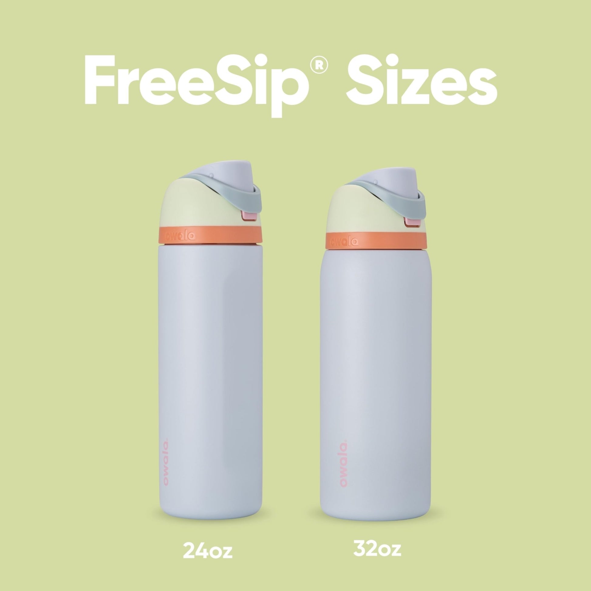Owala FreeSip Insulated Stainless Steel Water Bottle with Straw for Sports and Travel, BPA - Free, 24 - oz, Shy Marshmallow - Krosscanada