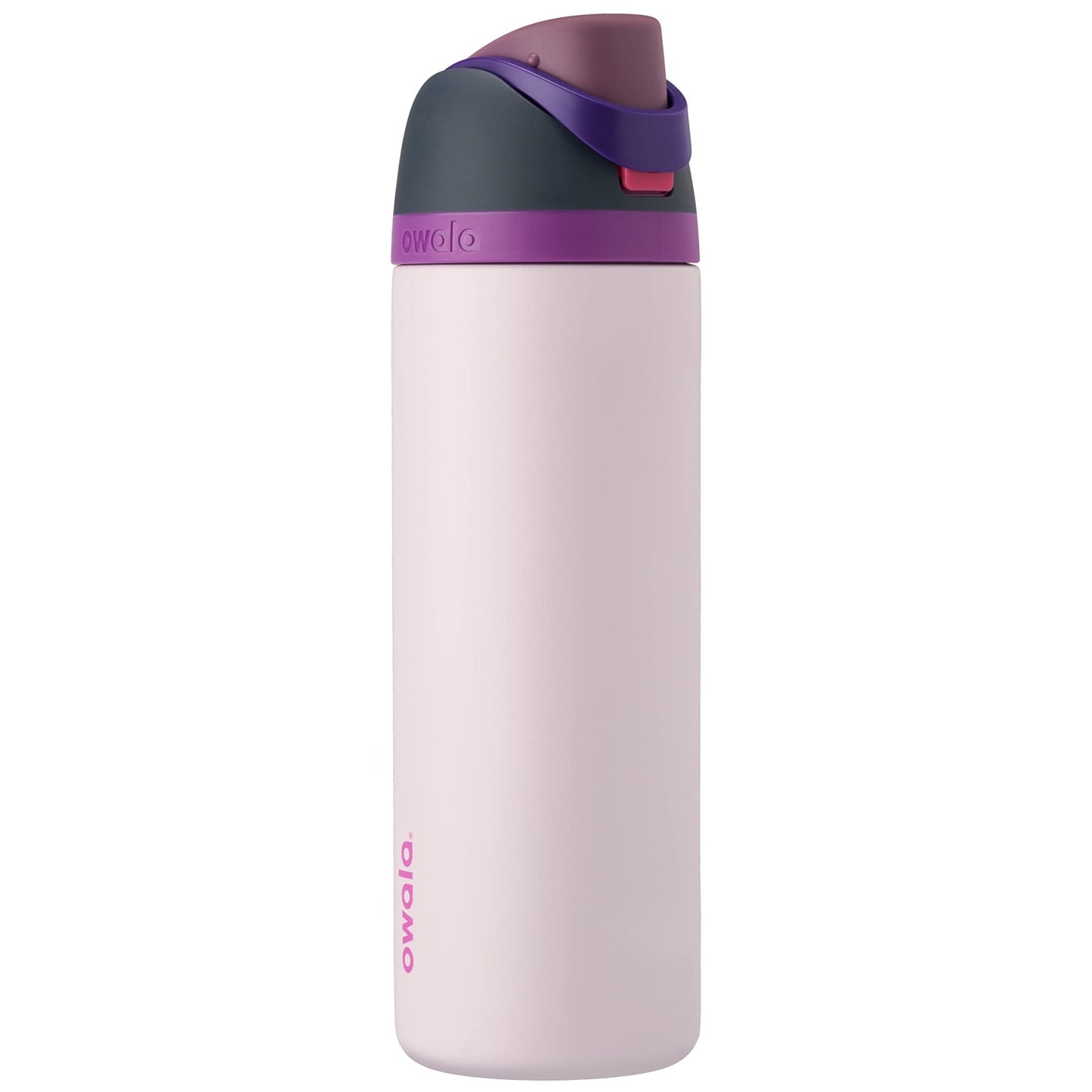 Owala FreeSip Insulated Stainless Steel Water Bottle with Straw for Sports and Travel, BPA - Free, 24 - oz, Shy Marshmallow - Krosscanada