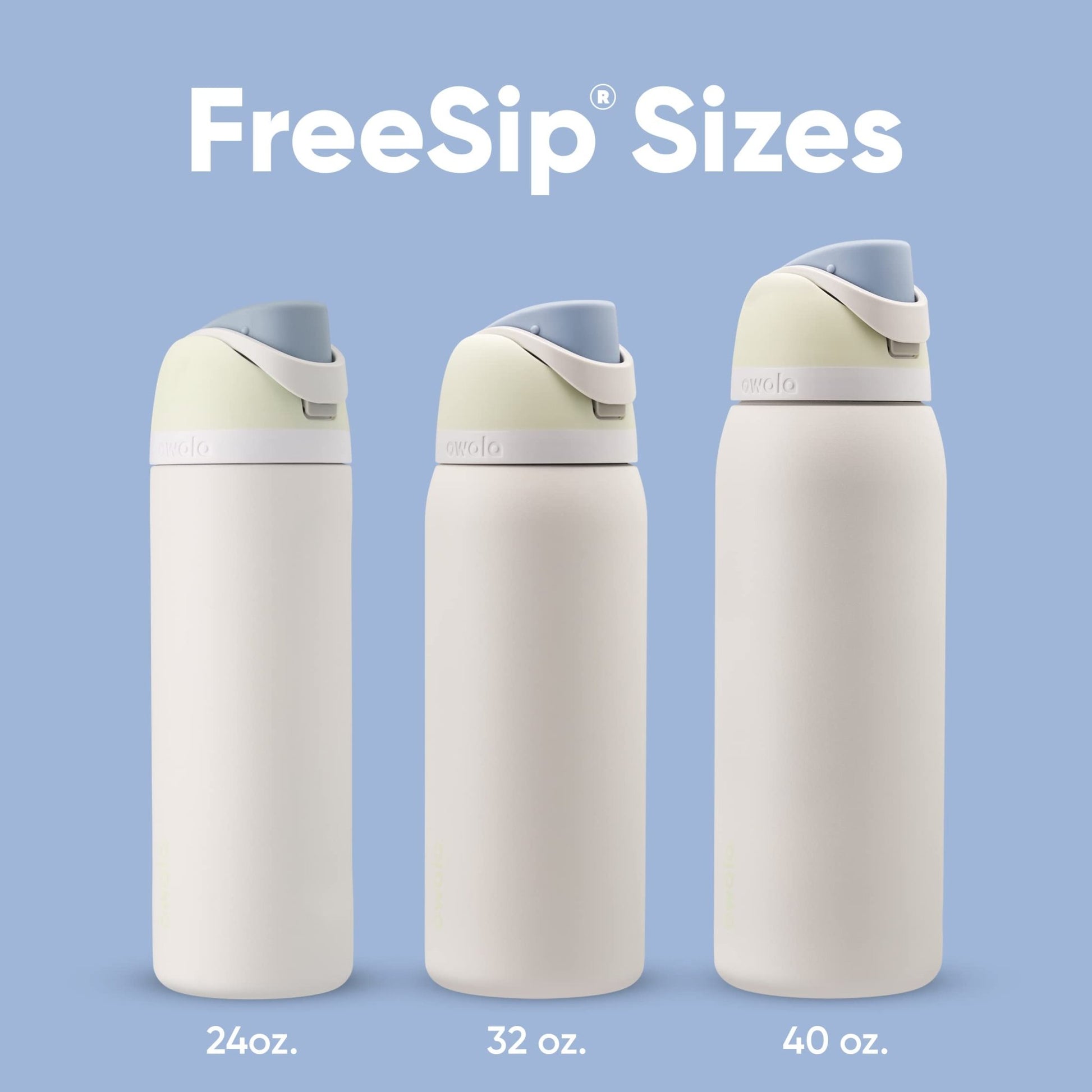 Owala FreeSip Insulated Stainless Steel Water Bottle with Straw for Sports and Travel, BPA - Free, 24 - oz, Shy Marshmallow - Krosscanada