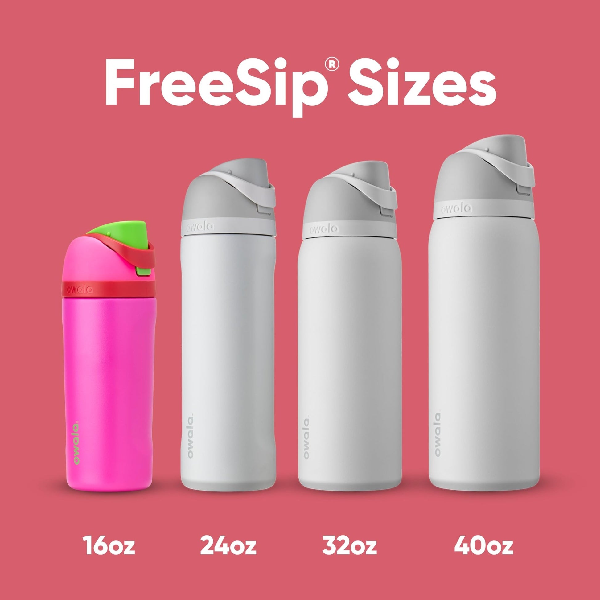 Owala FreeSip Insulated Stainless Steel Water Bottle with Straw for Sports and Travel, BPA - Free, 24 - oz, Shy Marshmallow - Krosscanada