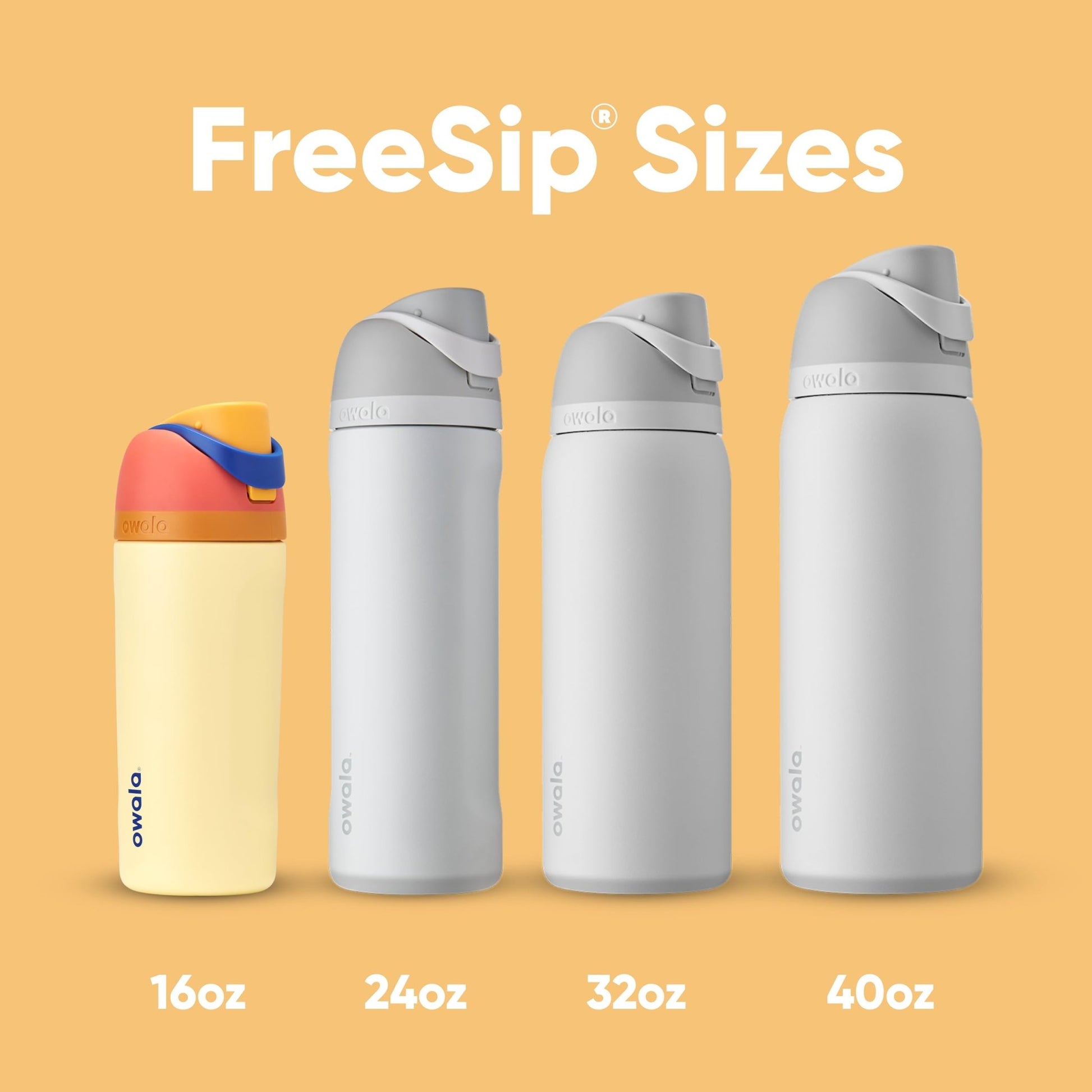 Owala FreeSip Insulated Stainless Steel Water Bottle with Straw for Sports and Travel, BPA - Free, 24 - oz, Shy Marshmallow - Krosscanada