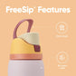Owala FreeSip Insulated Stainless Steel Water Bottle with Straw for Sports and Travel, BPA - Free, 24 - oz, Shy Marshmallow - Krosscanada
