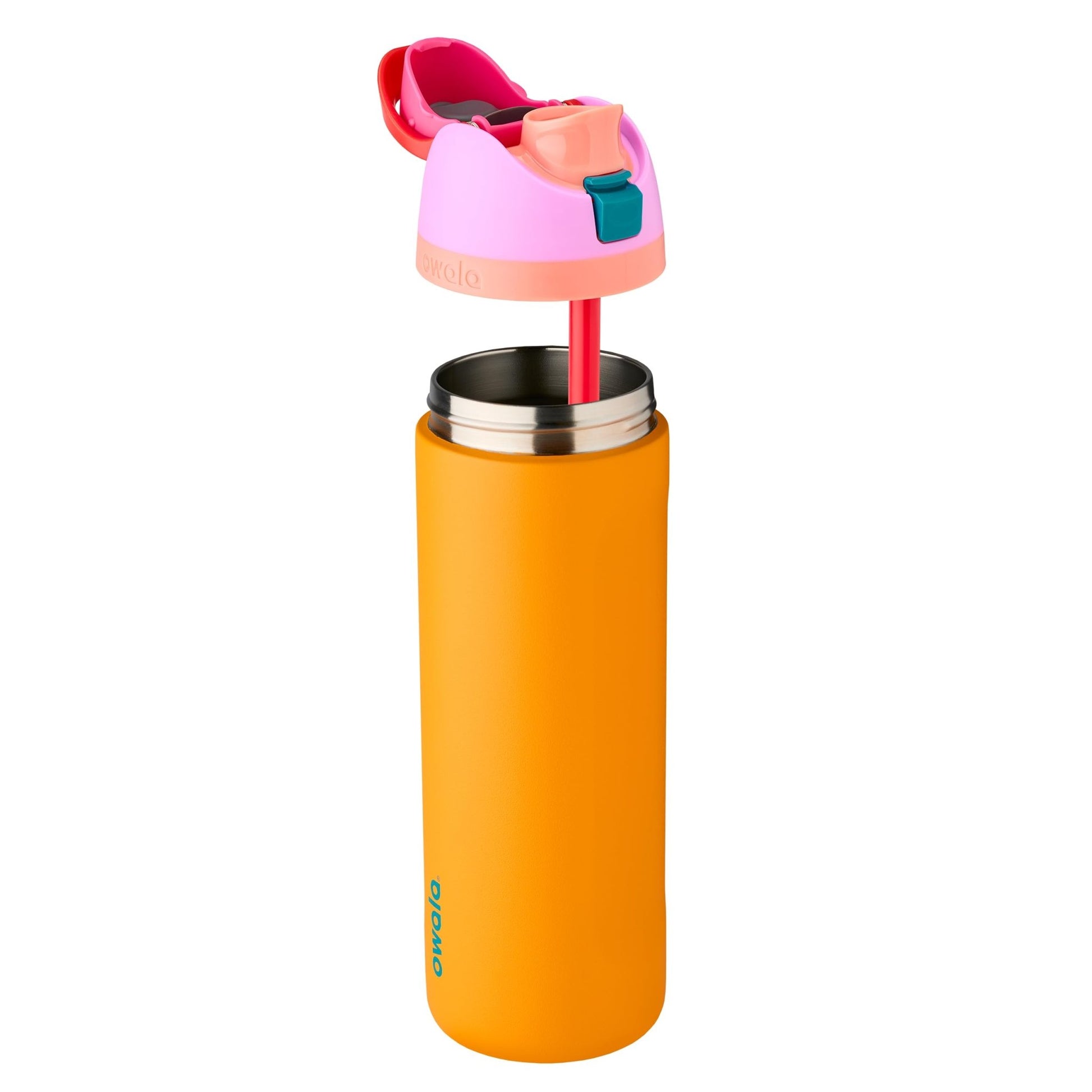 Owala FreeSip Insulated Stainless Steel Water Bottle with Straw for Sports and Travel, BPA - Free, 24 - oz, Shy Marshmallow - Krosscanada