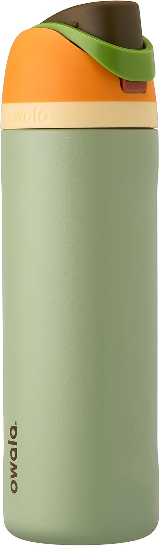 Owala FreeSip Insulated Stainless Steel Water Bottle with Straw for Sports and Travel, BPA - Free, 24 - oz, Shy Marshmallow - Krosscanada