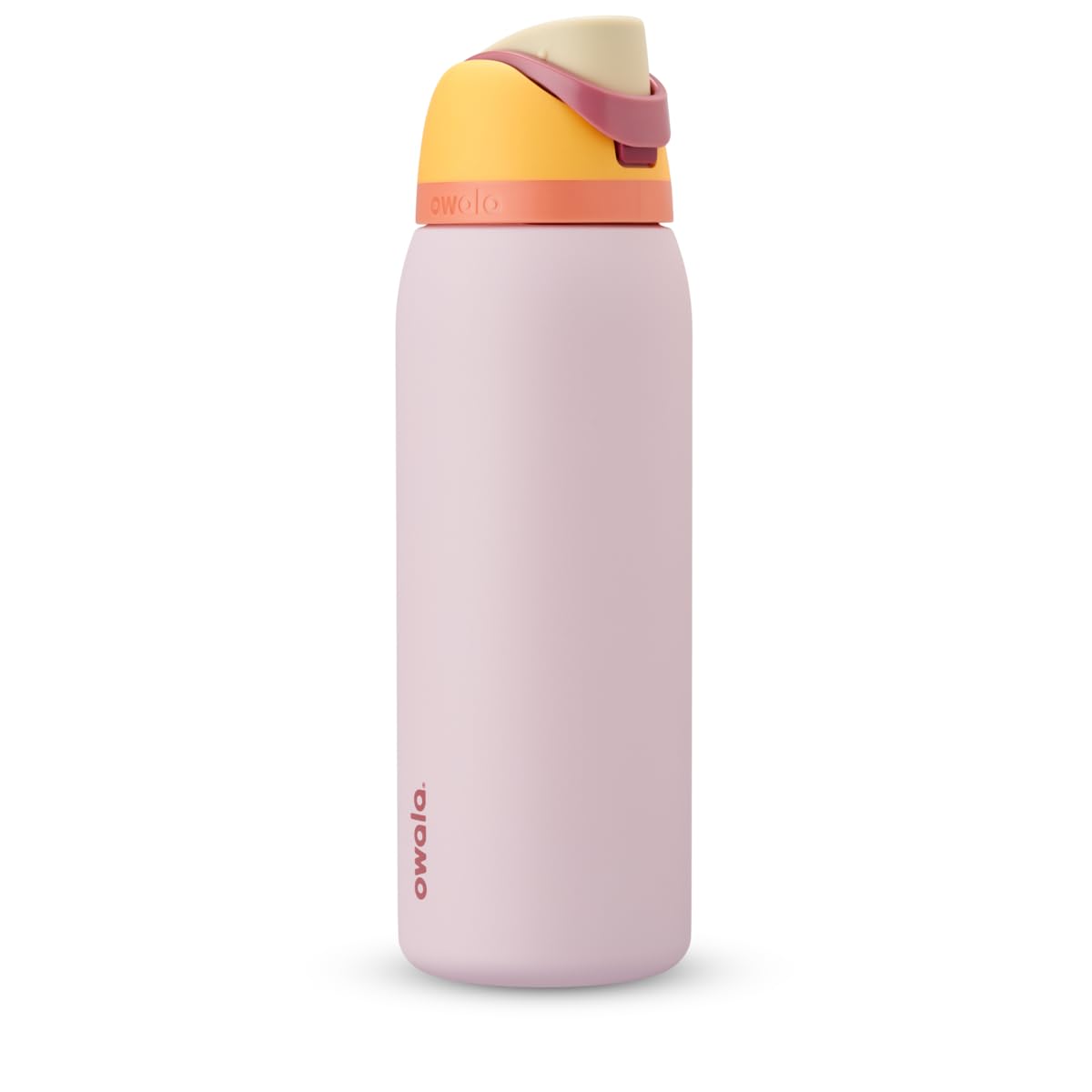 Owala FreeSip Insulated Stainless Steel Water Bottle with Straw for Sports and Travel, BPA - Free, 24 - oz, Shy Marshmallow - Krosscanada