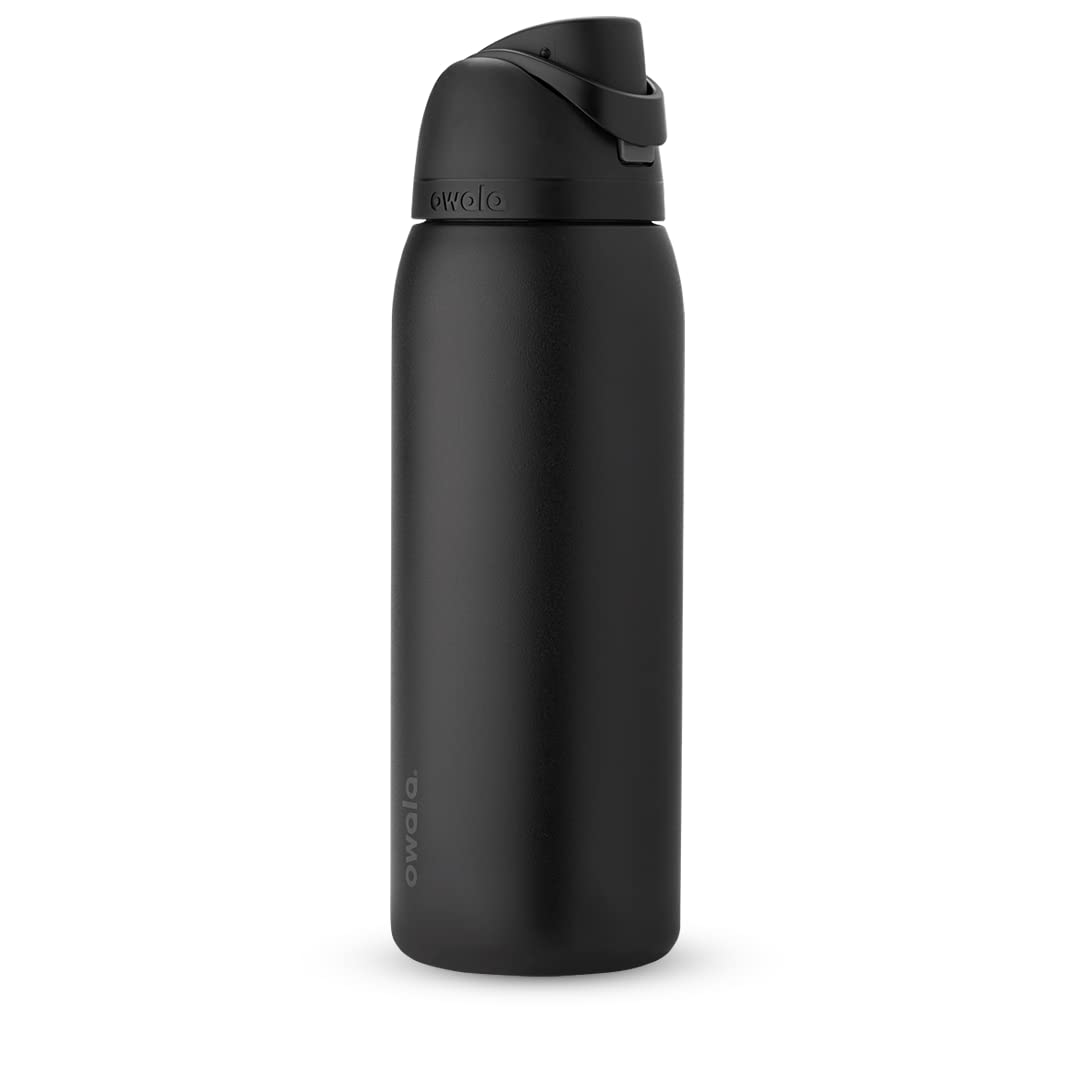 Owala FreeSip Insulated Stainless Steel Water Bottle with Straw for Sports and Travel, BPA - Free, 24 - oz, Shy Marshmallow - Krosscanada