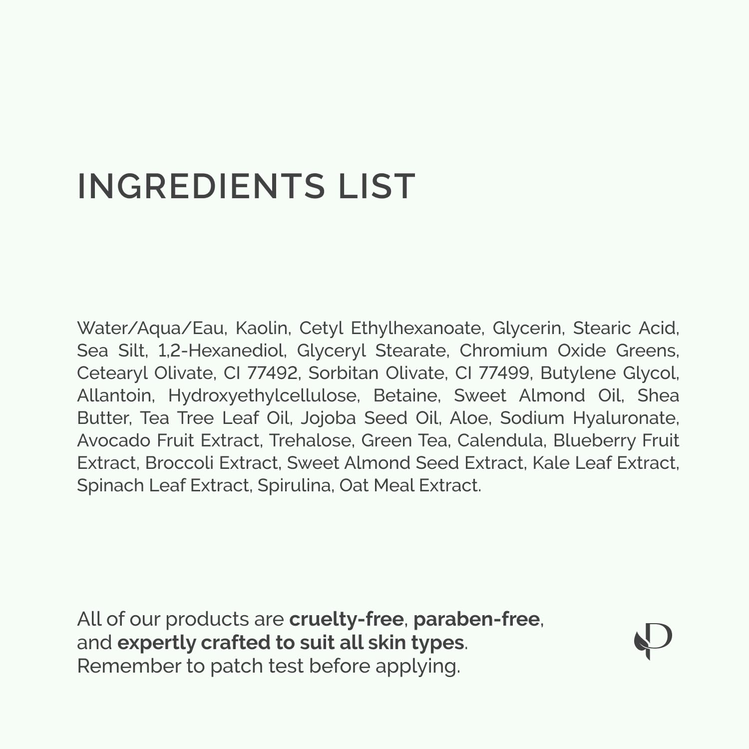 PLANTIFIQUE Clay Mask with Avocado & Superfoods - Korean Face Masks Skincare Products - Dermatologically Tested - Masque Visage Beauté - Gift Idea, 100 ml / 3.4 fl oz - Krosscanada