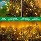 SIOTMERA 4Count Solar Lights Outdoor Waterproof IPX5, Solar Garden Lights, Wind Swaying Firefly Lights, Christmas Lights Outdoor, for Yard Lawn Pathway Decoration Lighting, 6LED WarmYellow - Krosscanada
