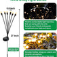 SIOTMERA 4Count Solar Lights Outdoor Waterproof IPX5, Solar Garden Lights, Wind Swaying Firefly Lights, Christmas Lights Outdoor, for Yard Lawn Pathway Decoration Lighting, 6LED WarmYellow - Krosscanada