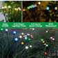 SIOTMERA 4Count Solar Lights Outdoor Waterproof IPX5, Solar Garden Lights, Wind Swaying Firefly Lights, Christmas Lights Outdoor, for Yard Lawn Pathway Decoration Lighting, 6LED WarmYellow - Krosscanada