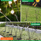 SIOTMERA 4Count Solar Lights Outdoor Waterproof IPX5, Solar Garden Lights, Wind Swaying Firefly Lights, Christmas Lights Outdoor, for Yard Lawn Pathway Decoration Lighting, 6LED WarmYellow - Krosscanada