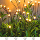 SIOTMERA 4Count Solar Lights Outdoor Waterproof IPX5, Solar Garden Lights, Wind Swaying Firefly Lights, Christmas Lights Outdoor, for Yard Lawn Pathway Decoration Lighting, 6LED WarmYellow - Krosscanada