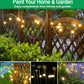 SIOTMERA 4Count Solar Lights Outdoor Waterproof IPX5, Solar Garden Lights, Wind Swaying Firefly Lights, Christmas Lights Outdoor, for Yard Lawn Pathway Decoration Lighting, 6LED WarmYellow - Krosscanada