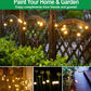 SIOTMERA 4Count Solar Lights Outdoor Waterproof IPX5, Solar Garden Lights, Wind Swaying Firefly Lights, Christmas Lights Outdoor, for Yard Lawn Pathway Decoration Lighting, 6LED WarmYellow - Krosscanada