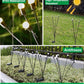 SIOTMERA 4Count Solar Lights Outdoor Waterproof IPX5, Solar Garden Lights, Wind Swaying Firefly Lights, Christmas Lights Outdoor, for Yard Lawn Pathway Decoration Lighting, 6LED WarmYellow - Krosscanada