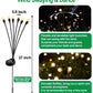 SIOTMERA 4Count Solar Lights Outdoor Waterproof IPX5, Solar Garden Lights, Wind Swaying Firefly Lights, Christmas Lights Outdoor, for Yard Lawn Pathway Decoration Lighting, 6LED WarmYellow - Krosscanada
