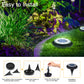 Solar Ground Lights - IP68 Waterproof 12 Pack Dual - Purpose Outdoor Garden, Solar Powered Disk Lights Outdoor Landscape Lights for Patio Yard Pathway Walkway Driveway Warm White - Krosscanada