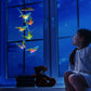 Toodour Solar Wind Chimes, Color Changing Solar Hummingbird Wind Chimes, LED Decorative Mobile, Waterproof Solar Lights Outdoor for Patio, Window, Garden Decor, for Mom/Grandma - Krosscanada