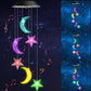 Toodour Solar Wind Chimes, Color Changing Solar Hummingbird Wind Chimes, LED Decorative Mobile, Waterproof Solar Lights Outdoor for Patio, Window, Garden Decor, for Mom/Grandma - Krosscanada