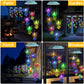 Toodour Solar Wind Chimes, Color Changing Solar Hummingbird Wind Chimes, LED Decorative Mobile, Waterproof Solar Lights Outdoor for Patio, Window, Garden Decor, for Mom/Grandma - Krosscanada