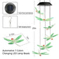 Toodour Solar Wind Chimes, Color Changing Solar Hummingbird Wind Chimes, LED Decorative Mobile, Waterproof Solar Lights Outdoor for Patio, Window, Garden Decor, for Mom/Grandma - Krosscanada