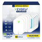 VEYOFLY Gnat Attracts for House, Fly Attract, Fruit Fly Attract, Fly Catcher, Plug in Catch for Fruit Flies, Moths, Gnats Attract (1 Devices + 3 Refills) - Krosscanada