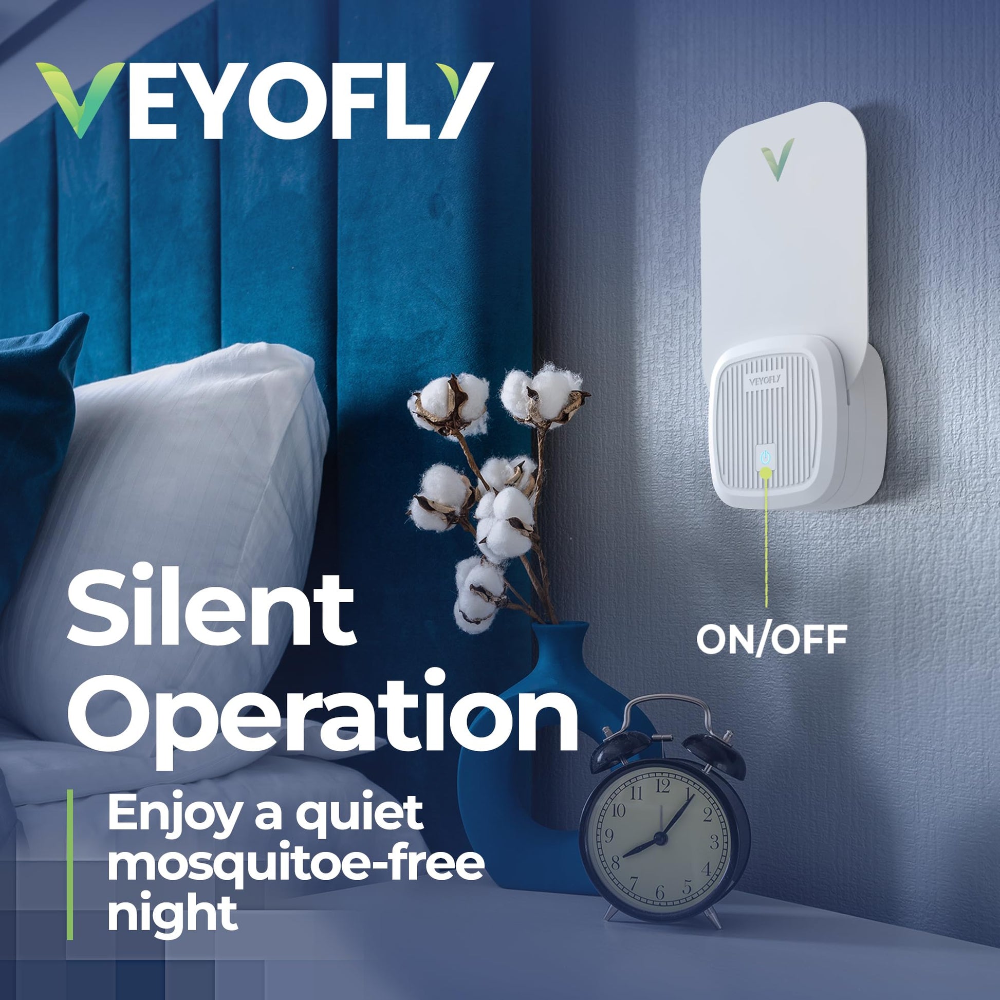 VEYOFLY Gnat Attracts for House, Fly Attract, Fruit Fly Attract, Fly Catcher, Plug in Catch for Fruit Flies, Moths, Gnats Attract (1 Devices + 3 Refills) - Krosscanada