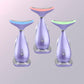 VRAIKO LILY Skin Rejuvenation Beauty Device, 3 - IN - 1 Neck Face Beauty Massager, At - home Facial Spa Tool and Microglow Handset (Pink) - Krosscanada