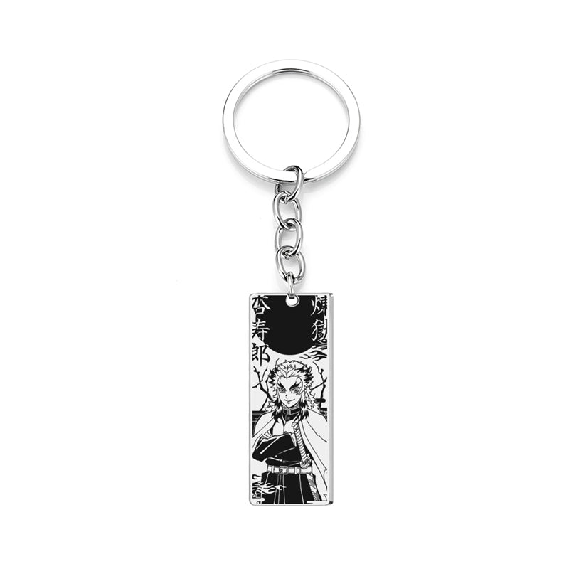 Demon Slayer Stainless Steel Keychain - KKscollecation