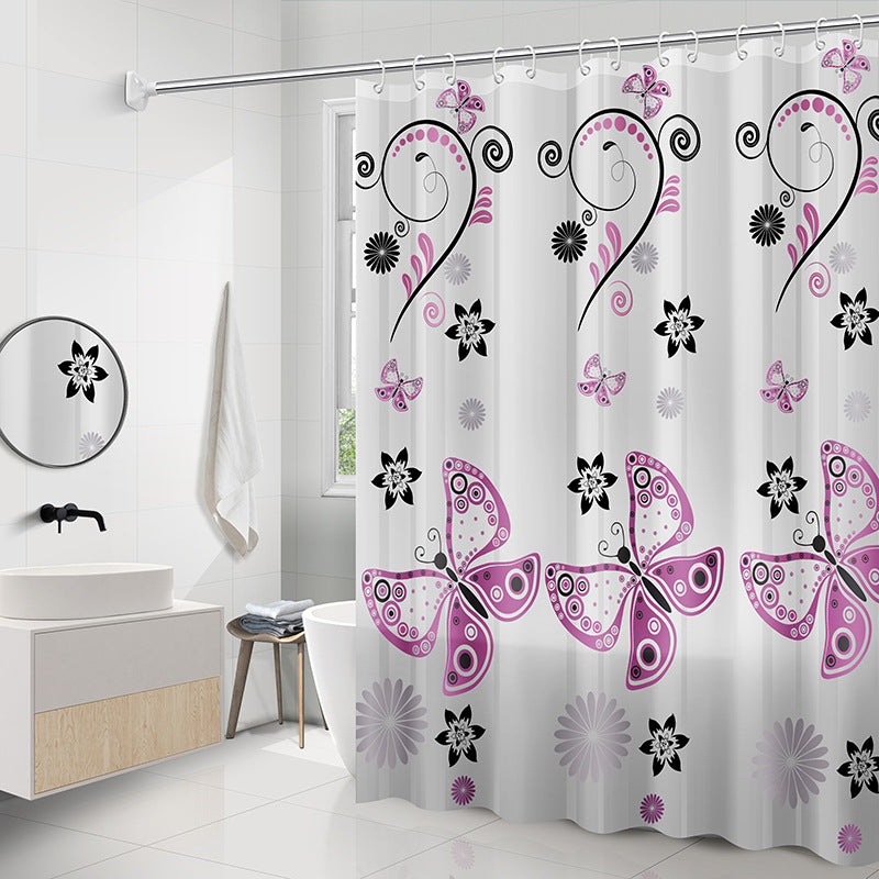 Shower Curtain Partition Curtain Door Curtain Square Shower Curtain - KKscollecation