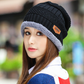 Knit Hat Female Winter ThickeningCap Warm Earmuffscap Head Outdoor Cycling Korean Version Of The Tide Collar Wool Hat - KKscollecation