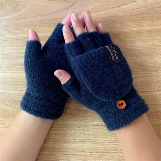 Winter warm half-finger gloves - KKscollecation