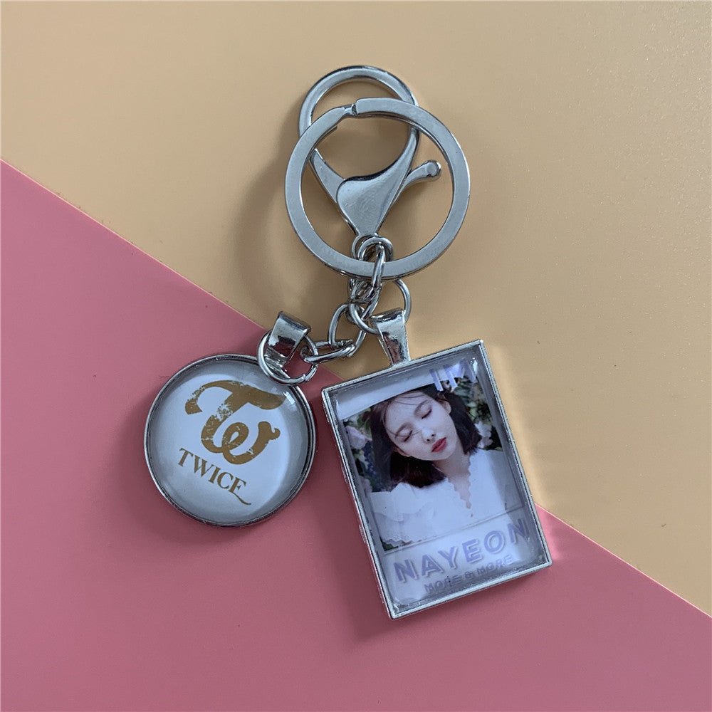 TWICE Same Metal Keychain Key Chain Pendant - KKscollecation