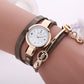 Long-chain thin strap watch quartz watch Three-ring winding bracelet watch - KKscollecation