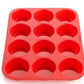 12 Cup Silicone Muffin pan &Cupcake Baking Pan - Krosscanada