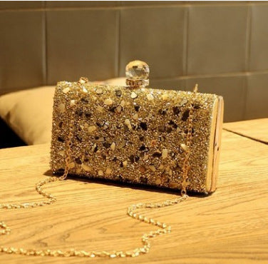 Crossbody bag diamond evening bag - KKscollecation