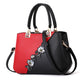 Contrasting color ladies bag handbag