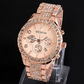 Geneva diamond calendar watch women fashion watch business casual ladies quartz tide watch fake three-eyed watch - KKscollecation