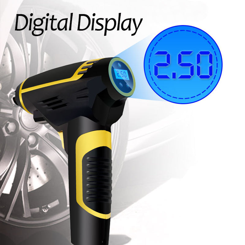 Automatic Portable Handheld Digital LED Smart Car Air Compressor Pump - KKscollecation