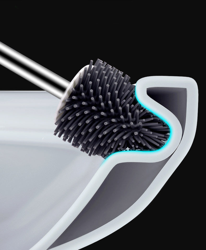 Toilet cleaning brush set round-bottomed toilet brush - KKscollecation